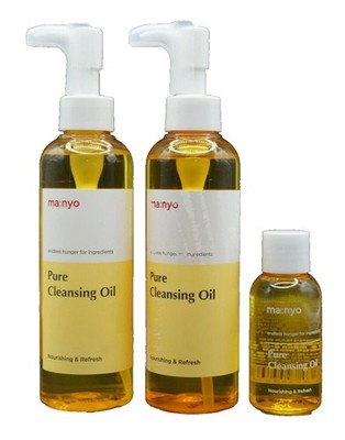 Manyo Pure Cleansing Oil  3 PC Set 6.7 oz + 1.8 pz