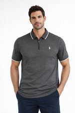 Polo Ralph Lauren Mens Polo Shirt New S M L XL XXL Gray Stretch Mesh Classic Fit