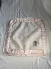 Little Giraffe Pink Mini Security Blanket Lovey Minky Satin Trim Small Square