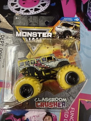 2026 Monster Jam Spin Masters Series 46 Classroom Crusher Speed Shred Truck NIB