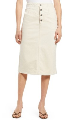 Women's AG Selina Button Fly Denim Skirt - Size 29