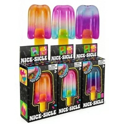 NeeDoh Ice Cream nice-Sicle kid Adult Squeezable Stress Reliever Sensory toy