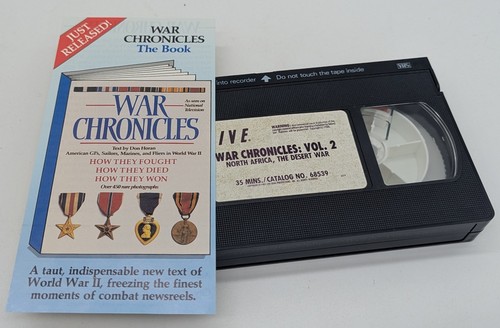 War Chronicles - World War II V. 2 - North Africa, the Desert War (VHS, 1988) - Picture 3 of 4