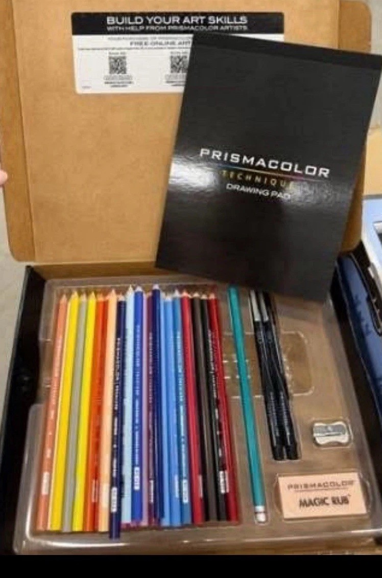 NEW Prismacolor Technique Art Set w/ 3 Art Lessons in 1 Kit