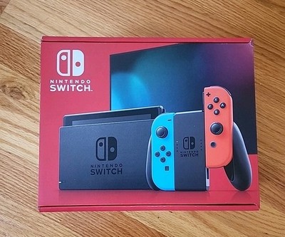 Nintendo Switch 32GB - Neon Red/Neon Blue Brand New Sealed In Box