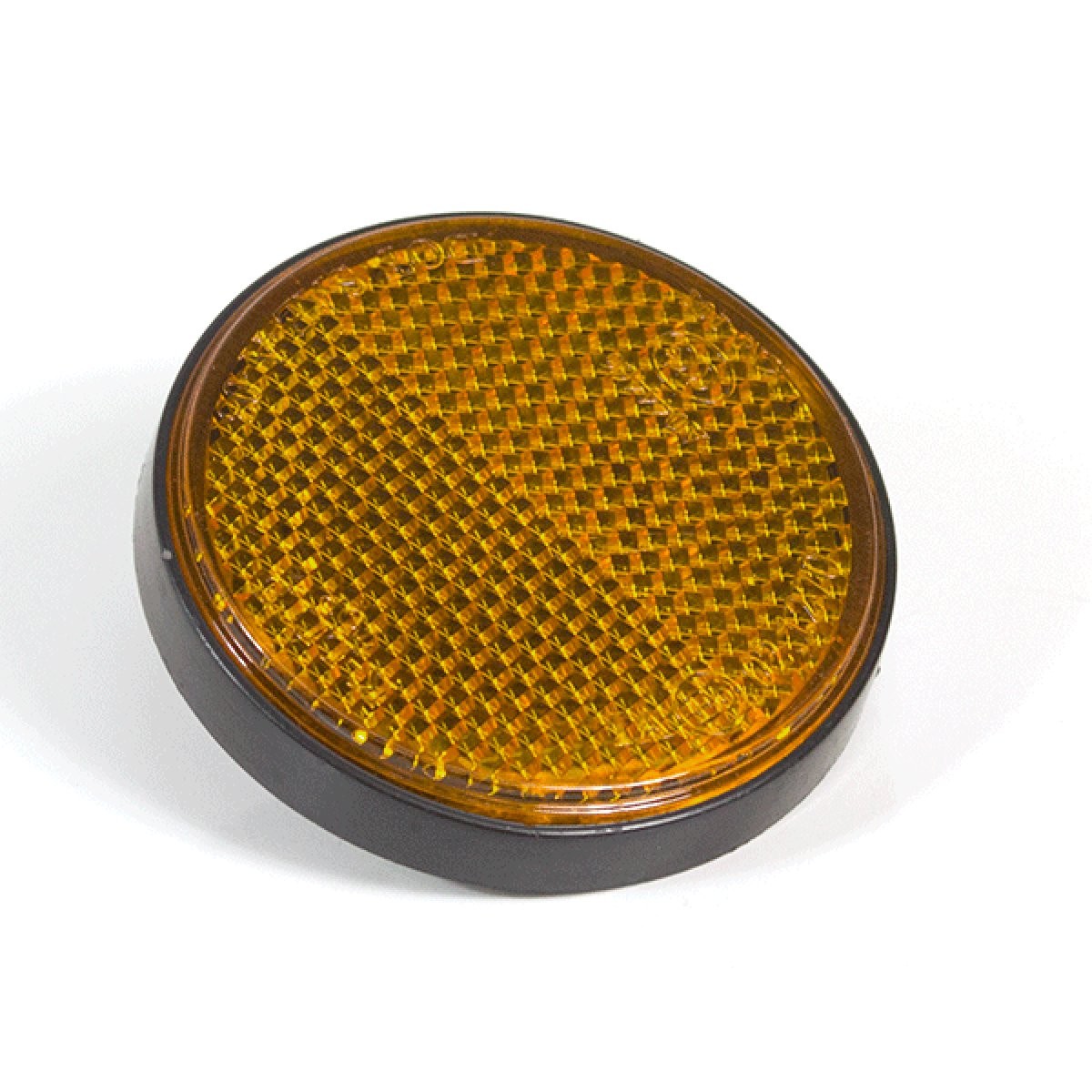 Side Reflector 60mm Easy Installation Left/Right Orange Plastic Screw REFL035