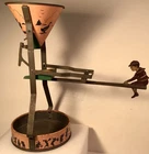 Vintage Sandy Andy Flossie Fisher Tin Sand Dump Toy ~ Wolverine Supply