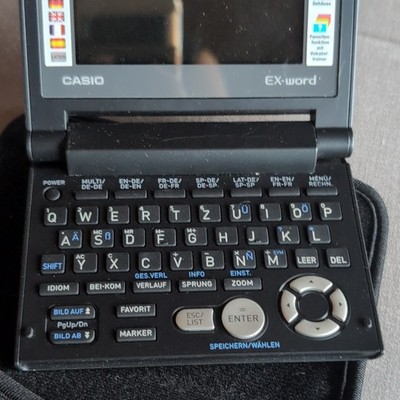 Casio EX-word Wörterbuch Handgerät, 5 Sprachen, Favoriten, Trainer