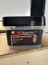 Grip-Rite 21° Plastic Collated Stainless Steel Framing Nail Round Head 1000 /box