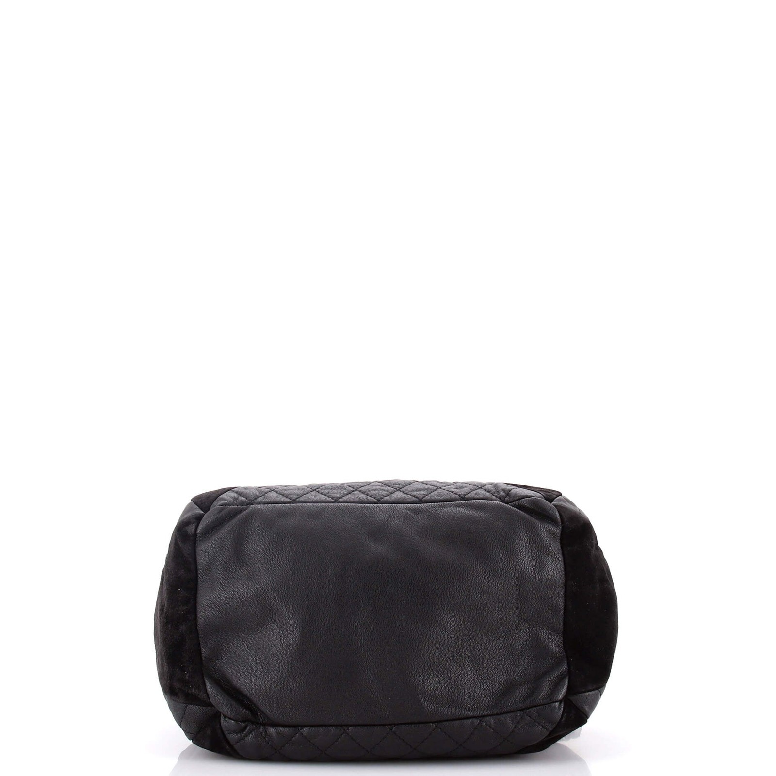 Chanel Patchwork Drawstring Bag Leather and Suede… - image 4