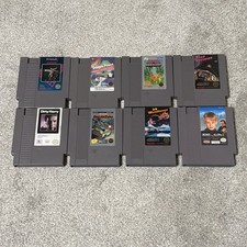 Nintendo NES 8 Game LOT - 5 Screw All Tested and Pins Cleaned!