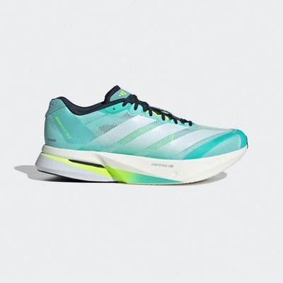Adidas Adizero Boston 13 Flash Aqua JS4945 Men's Running Shoes Authentic