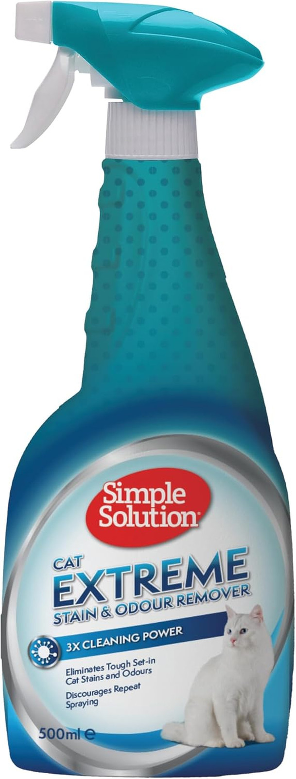 Simple Solution Extreme Cat Stain and Odour Remover, Enzymatic Cleaner - 500Ml
