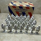 Vintage Marx Presidents United States Figures 33 Unpainted W Box