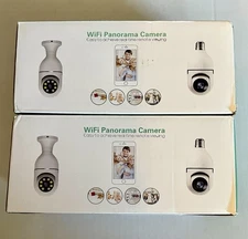 Lot Of 2 JxlCam Wifi Panorama Camera Real Time Remote Viewing Open Box New