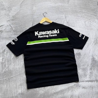 フ*ム様 Kawasaki Racing Team Tシャツ XL Kawasaki Racing Team T-Shirt Black Green White Size L XL Elf