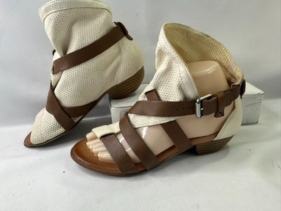Miz Mooz Leather Sandals Fordge Mesh/Leather Rust  EU37 US8  KK