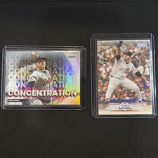 🔥2x Tarik Skubal 2025 Topps Stadium Club Concentration #C-4 + Base Tigers