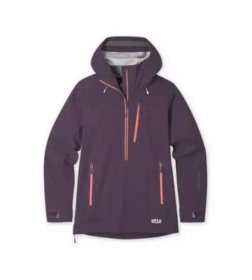 Stio Womens Environ XT Hooded Shell Jacket Huckleberry Jam Size XS NWT $429 MSRP