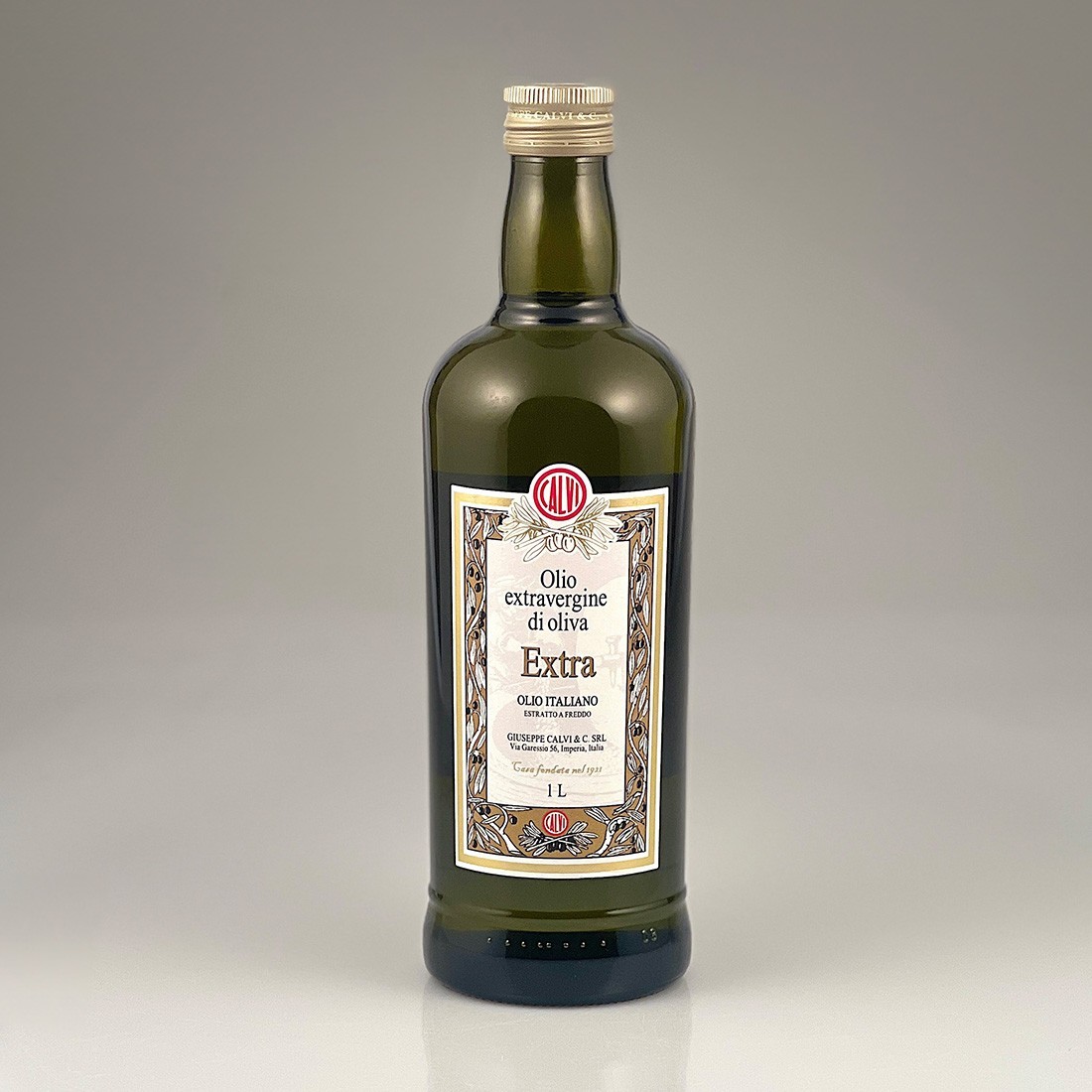 Aceite de oliva virgen extra filtrado 1 litro filtrado, aceite de oliva italiano -Calvi