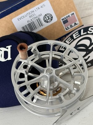 **BEAUTIFUL**   ROSS EVOLUTION LTX PLATINUM 4/5wt Fly Reel ~NEW~ 