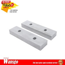 8" 2" 1" Soft Jaws Aluminum For 6" Vises 2 Pieces Machined Vise Jaws Reversible