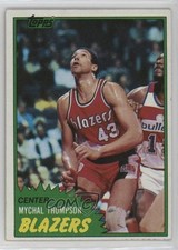 1981-82 Topps Mychal Thompson #36 0bn8