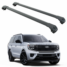 For Ford Expedition Max 2025-up Roof Rack Cross Bars Raised Rail Black