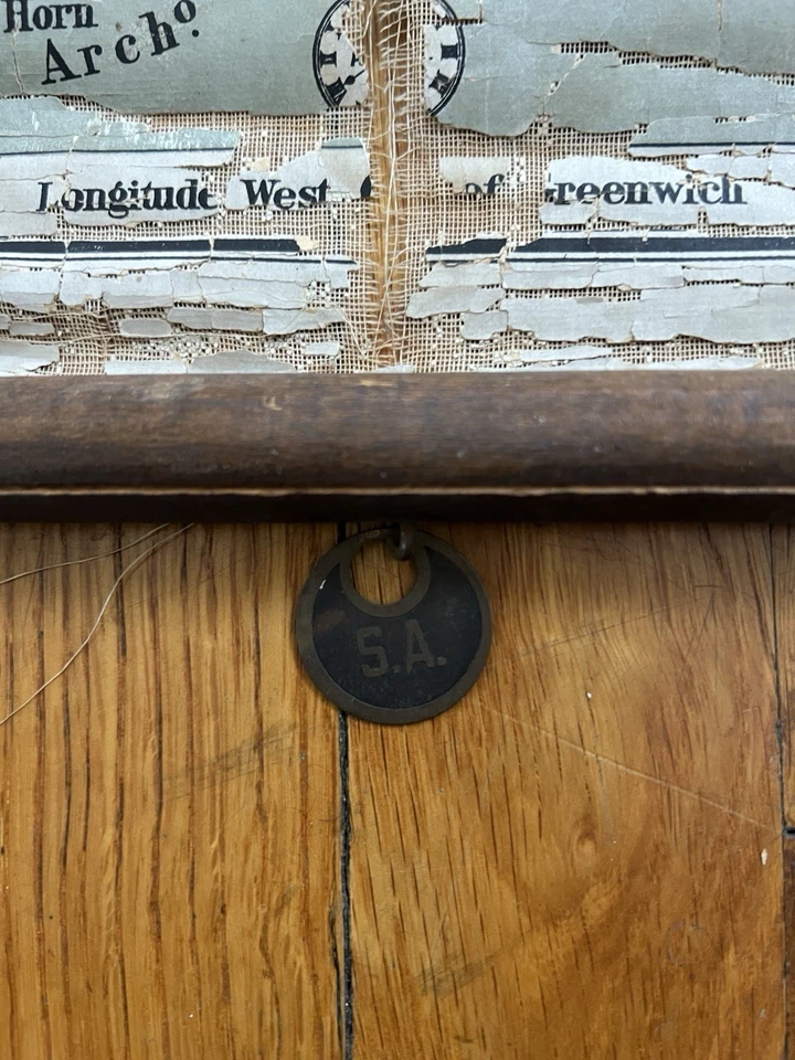 Mapa desplegable de escuela antigua grande de América del Sur de 1900 - W & AK Johnson Foto 4 de 4