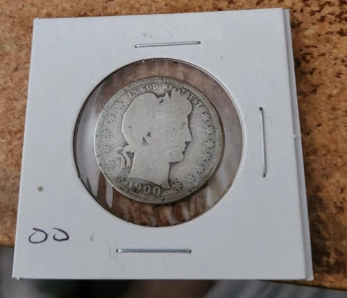 1900 P circulated Barber quarter