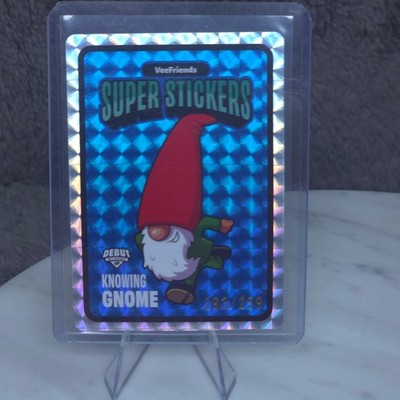 VeeFriends Spectacular Series Super Stickers Knowing Gnome Debut Blue /299