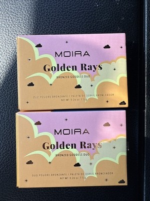 Moira  Golden Rays  Bronzed Goddess Duo - Dual Bronzer Palette- Set Of 2 (NEW)