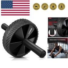 Ab Roller Wheel - Ab Workout Equipment for Abdominal Core Strength Training...
