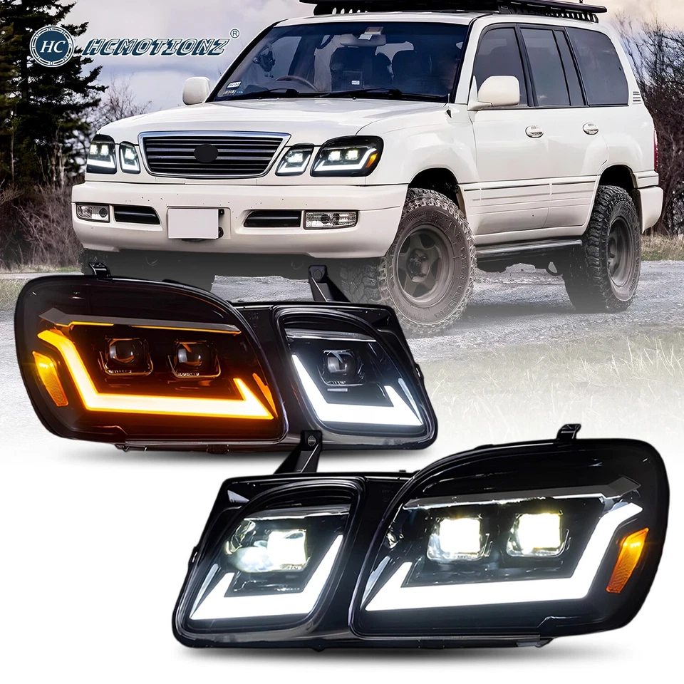 2X Faros LED Secuenciales Para Lexus LX470 1998-2007 Foto 3 de 4