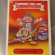 Topps Garbage Pail Kids Loop de Lou 38a Card Stock Tom Bunk Trading Card Lot
