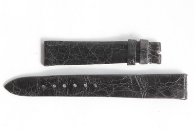 Bracelet Montre Patek Philippe Cuir Noir 16 Mm - Réf. 72482 - Occasion