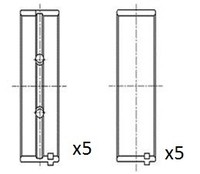 Fai Autoparts BM1011-STD Kurbelwellenlager FüR Opel,Saab,Vauxhall