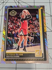 2025 Donruss WNBA Alysha Clark #61 Holo Silver Parallel Seattle Storm