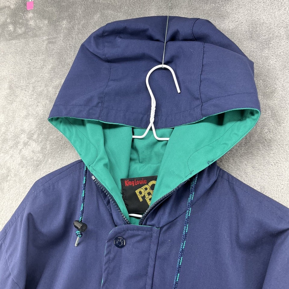 Vintage King Louie Jacket Mens Large Multicolor Pro Fit Augusta College