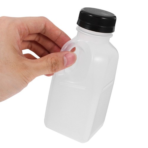 4 Pcs Sealed Bottle Clear Portable Milk Bottles Juice Containers Outdoor - Picture 9 of 12