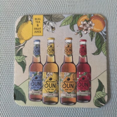 Schöner Bierdeckel NEU - RICHARD'S SUN ICED TEA, 12681 Berlin   B4