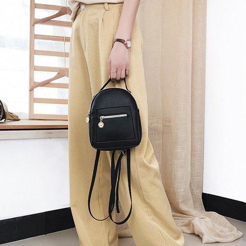 small backpack with multiple pockets