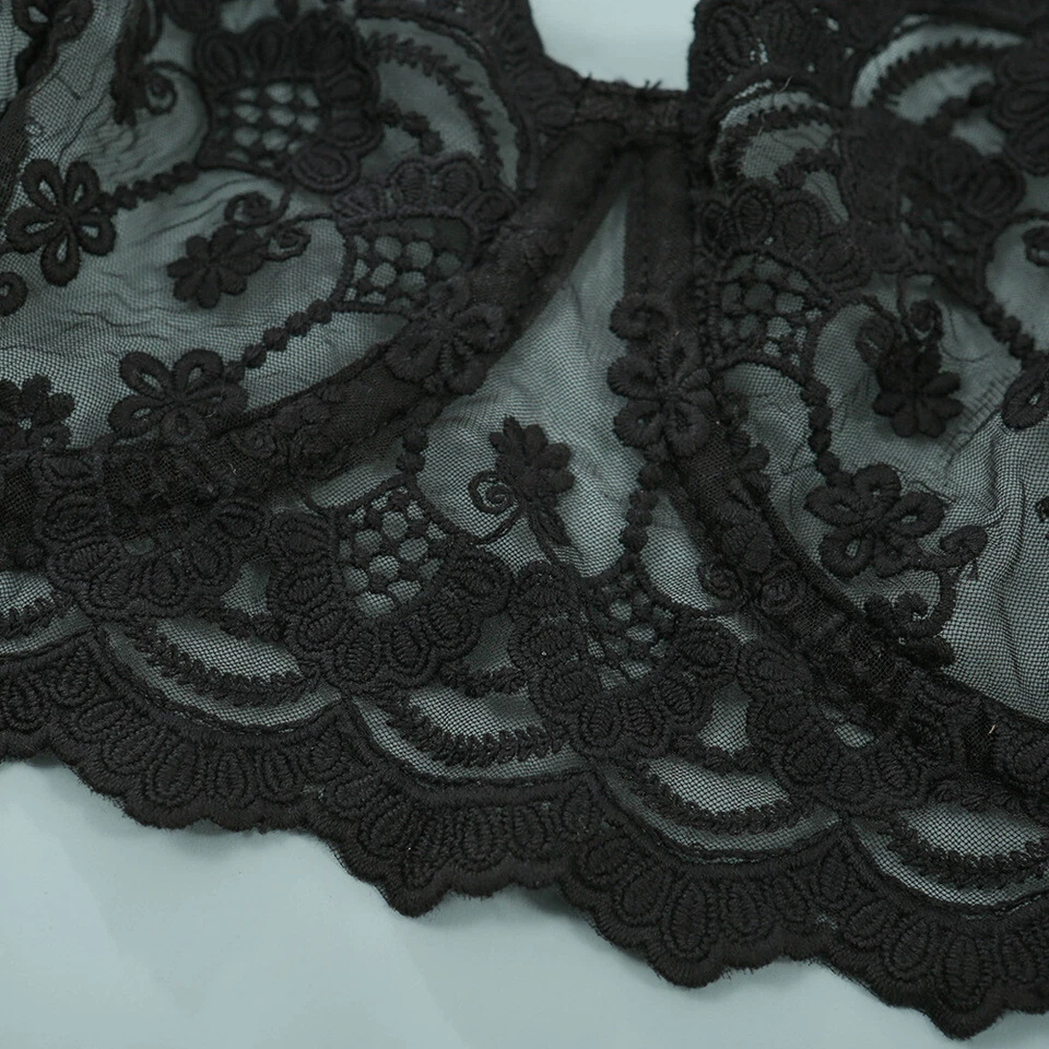 Sexy Lingerie Set Bügel BH+String Tanga erotisch Spitze durchsichtig Dessous - Bild 4 von 4