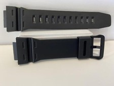Casio Watchband Models: DW-291, W-737, AE-1500 Original Casio Strap Black Resin