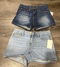 Old Navy High Non-Stretch Jean Shorts Girls Size 12 NEW