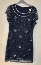 navy dress size 12 Brand Boo Hoo New With Tags