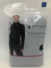 Spyder Ladies' Long Sleeve 1/4 Zip Base Layer Shirt Top - F53
