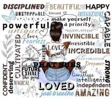 20oz Sublimation Tumbler Wrap Loved Ready to Press Heat Transfer