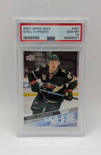 2020-21 Upper Deck Kirill Kaprizov Young Guns Rookie Card RC #451 PSA 10 Wild