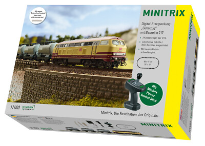 Minitrix / Trix N 11160 - Digital-Startpackung ''Güterzug'' mit BR 217   Neuware